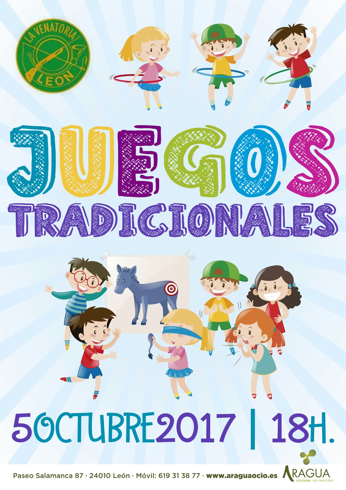 Juegos Tradicionales Infantiles en la Venatoria, el jueves 5 de octubre -  Aragua Ocio - Actividades Deportivas, Ocio y Tiempo Libre en León y  provincia